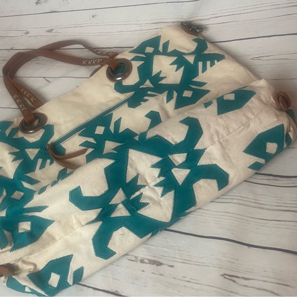 Lucky Brand Turquoise Covina Tote - Picture 4 of 14